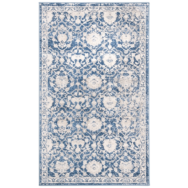 Safavieh Brentwood 3' x 5' Rug in Navy and Cream