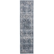 Safavieh Charleston 2' x 8' Runner Rug in Navy and Cream