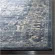 Safavieh Charleston 2' x 8' Runner Rug in Navy and Cream
