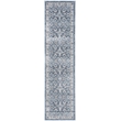 Safavieh Charleston 2' x 8' Runner Rug in Navy and Cream