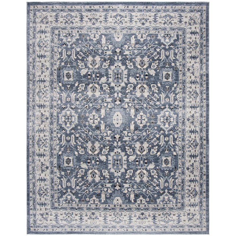 Safavieh Charleston 9' x 12' Rug in Navy and Cream