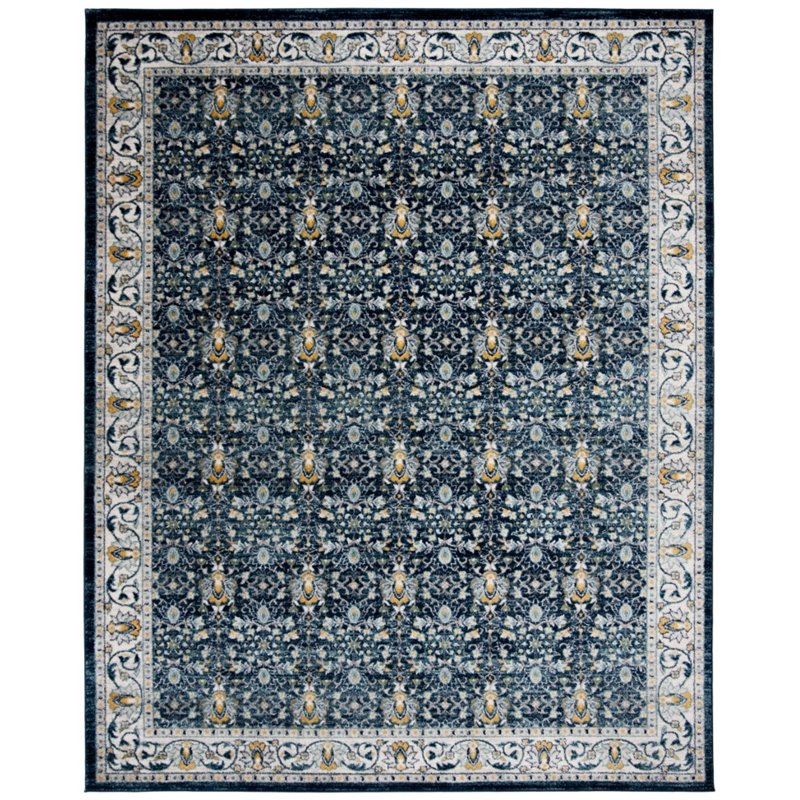 Safavieh Madison 8' x 10' Rug in Navy and Cream