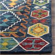 Safavieh Aspen 6' x 9' Hand Tufted Wool Rug in Navy and Gold