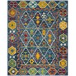 Safavieh Aspen 9' x 12' Hand Tufted Wool Rug in Navy and Gold
