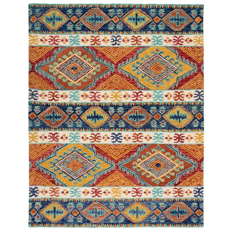 safavieh aspen 9' x 12' hand tufted wool rug