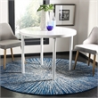 Safavieh Evoke 3' Round Rug in Navy and Ivory