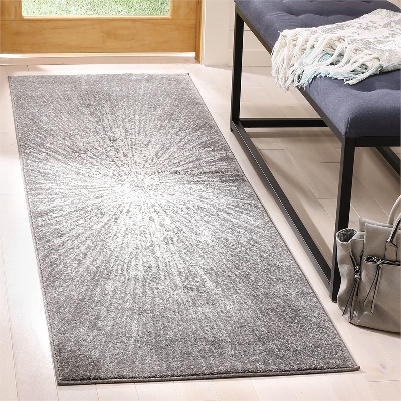 Safavieh Evoke 3' Round Rug in Navy and Ivory