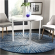 Safavieh Evoke 4' Round Rug in Navy and Ivory
