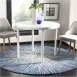 Safavieh Evoke 8' Round Rug in Navy and Ivory
