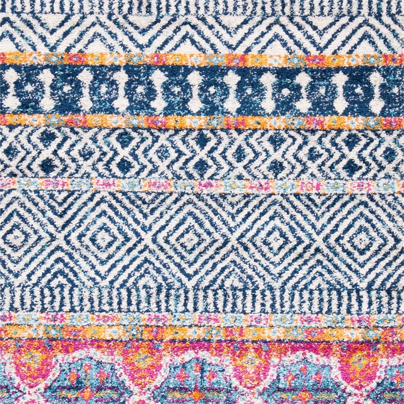 Safavieh Madison 10' x 14' Rug in Navy and Ivory