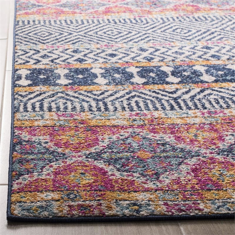 Safavieh Madison 12' x 15' Rug in Navy and Ivory