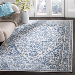 Safavieh Brentwood 6' x 9' Rug in Navy and Light Gray
