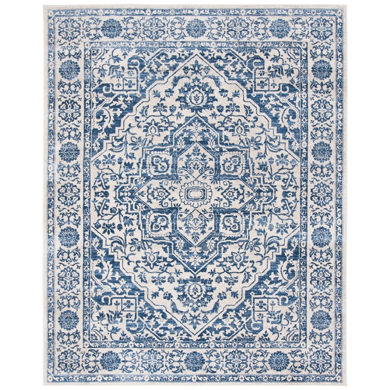 Safavieh Brentwood 6' x 9' Rug in Navy and Light Gray