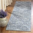 Safavieh Brentwood 2' x 8' Runner Rug in Navy and Light Gray