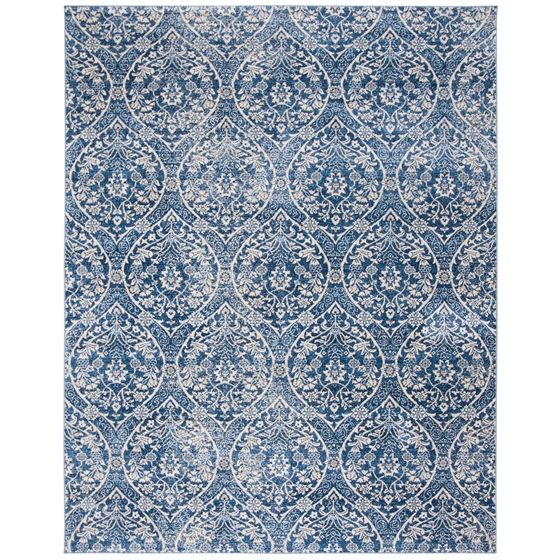 Safavieh Brentwood 6' x 9' Rug in Navy and Light Gray