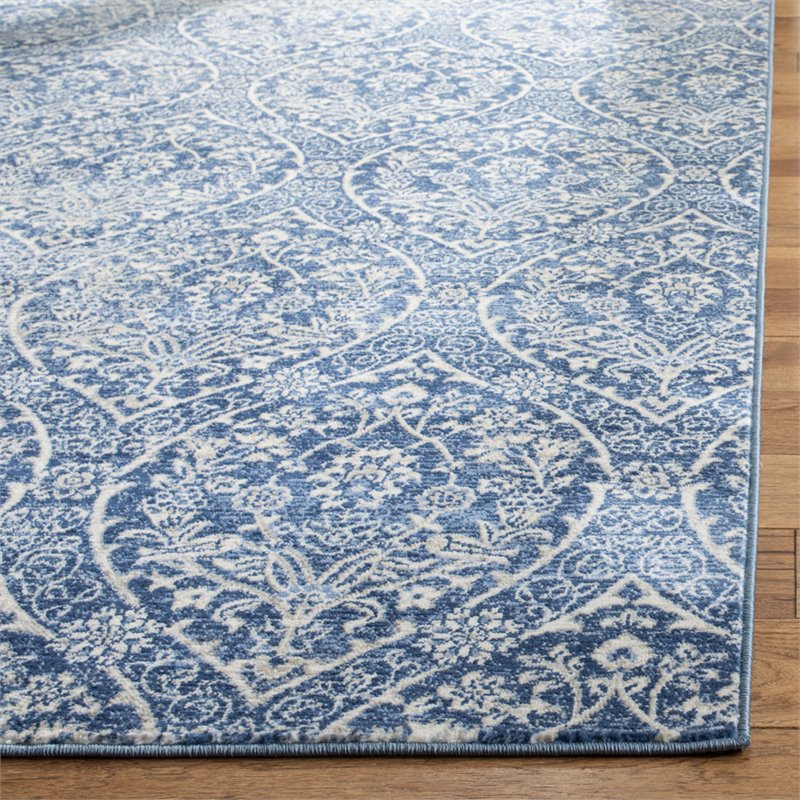 Safavieh Brentwood 8' x 10' Rug in Navy and Light Gray