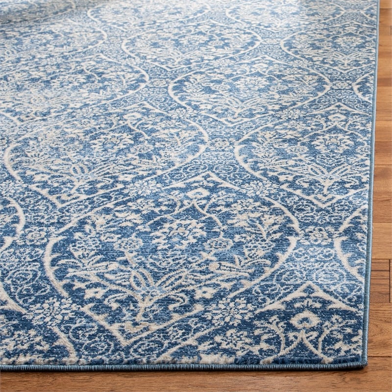 Safavieh Brentwood 9' x 12' Rug in Navy and Light Gray