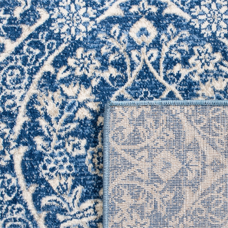 Safavieh Brentwood 9' x 12' Rug in Navy and Light Gray