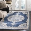 Safavieh Brentwood 4' x 6' Rug in Navy and Light Gray