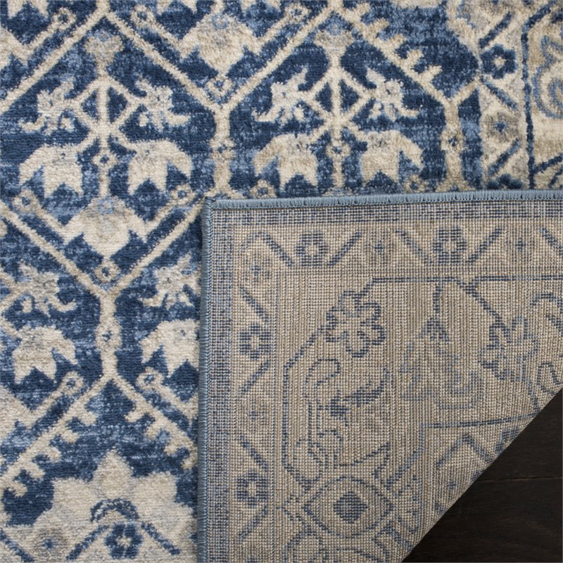 Safavieh Brentwood 6' x 9' Rug in Navy and Light Gray