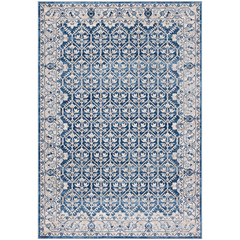 Safavieh Brentwood 8' x 10' Rug in Navy and Light Gray