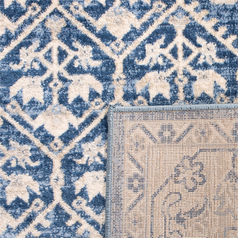 Safavieh Brentwood 8' x 10' Rug in Navy and Light Gray