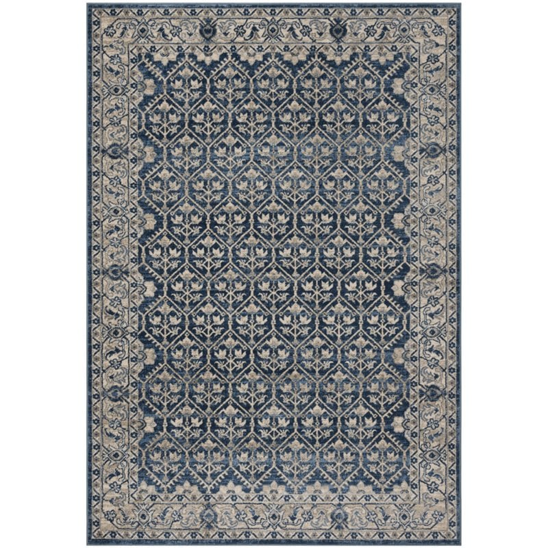 Safavieh Brentwood 9' x 12' Rug in Navy and Light Gray