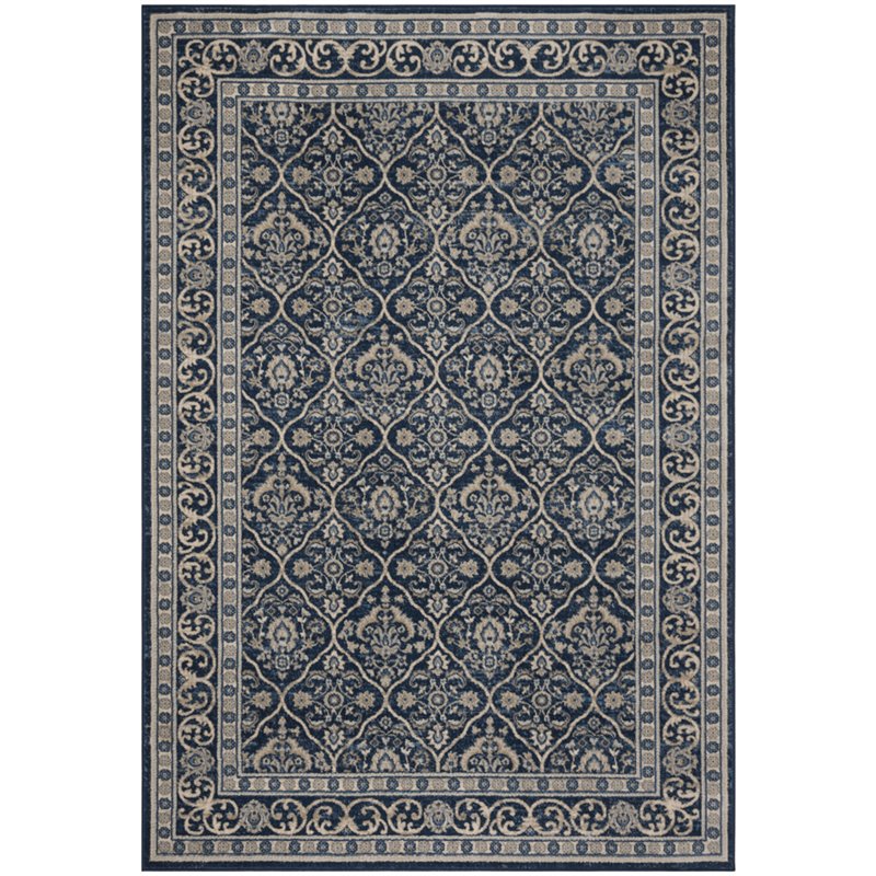 Safavieh Brentwood 9' x 12' Rug in Navy and Light Gray