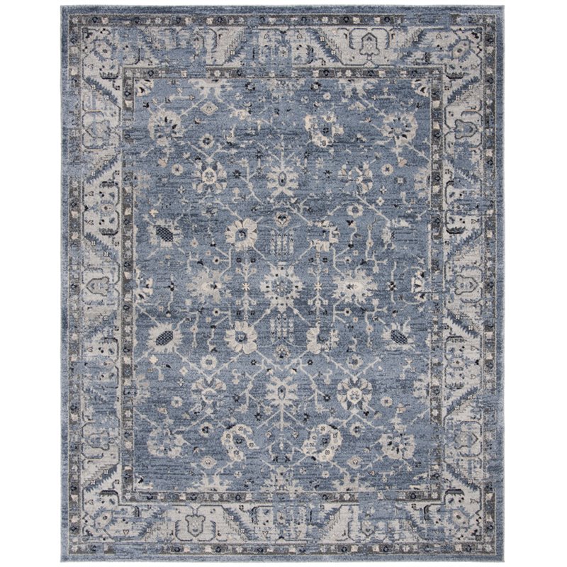 Safavieh Charleston 9' x 12' Rug in Navy and Light Gray