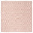 Safavieh Boston 6' Square Hand Tufted Rug in Orange