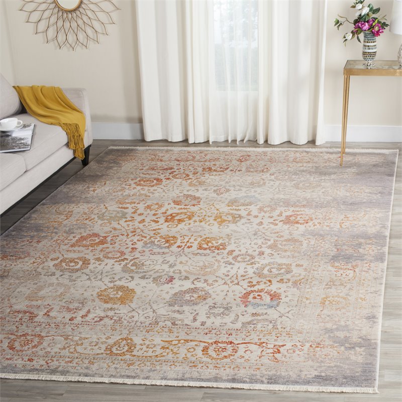 Safavieh Vintage 10' x 13' Rug in Orange and Ivory