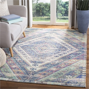 Safavieh Saffron 6' x 9' Hand Loomed Rug in Purple and Pink