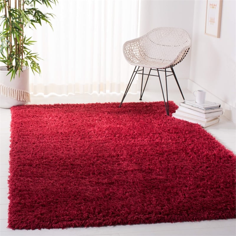 Safavieh Madrid 8' x 10' Shag Rug in Red