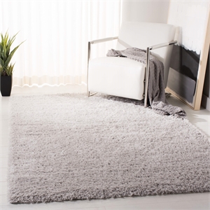 Safavieh Madrid 6'7&quot Square Shag Rug in Silver