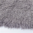 Safavieh Venice 4' Round Hand Tufted Shag Rug in Silver