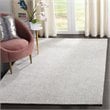 Safavieh Abstract 4' x 6' Hand Tufted Wool Rug in Silver and Blue