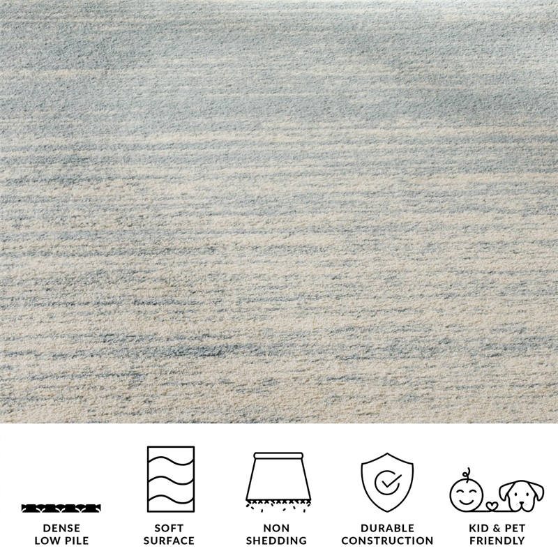 Safavieh Adirondack 4' Square Rug in Slate and Cream