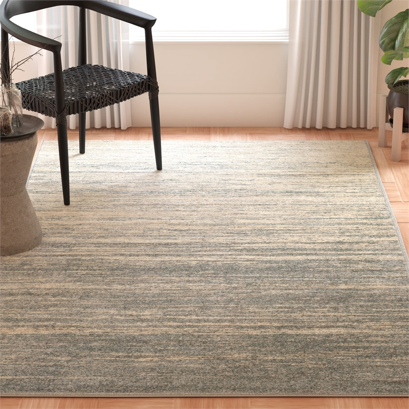Safavieh Adirondack 4' Square Rug in Slate and Cream