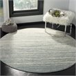 Safavieh Adirondack 8' Round Rug in Slate and Cream