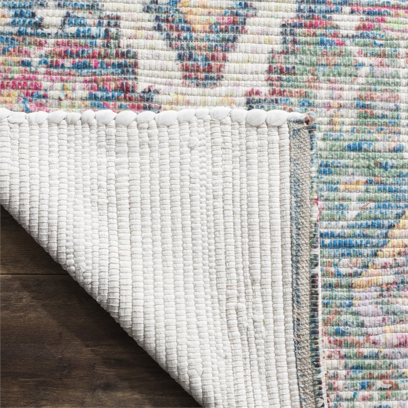 Safavieh Saffron 6' x 9' Hand Loomed Rug in Turquoise and Peach