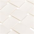 Safavieh Taika Leather Dining Side Chair in White (Set of 2)