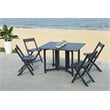 Safavieh Arvin 5 Piece Patio Dining Set in Black