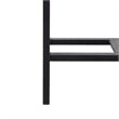 Safavieh Burbank 4 Piece Patio Sofa Set in Black and White