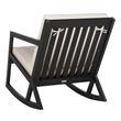 Safavieh Vernon Patio Rocker in Black and White