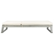 Safavieh Solano Patio Chaise Lounge in Black and White