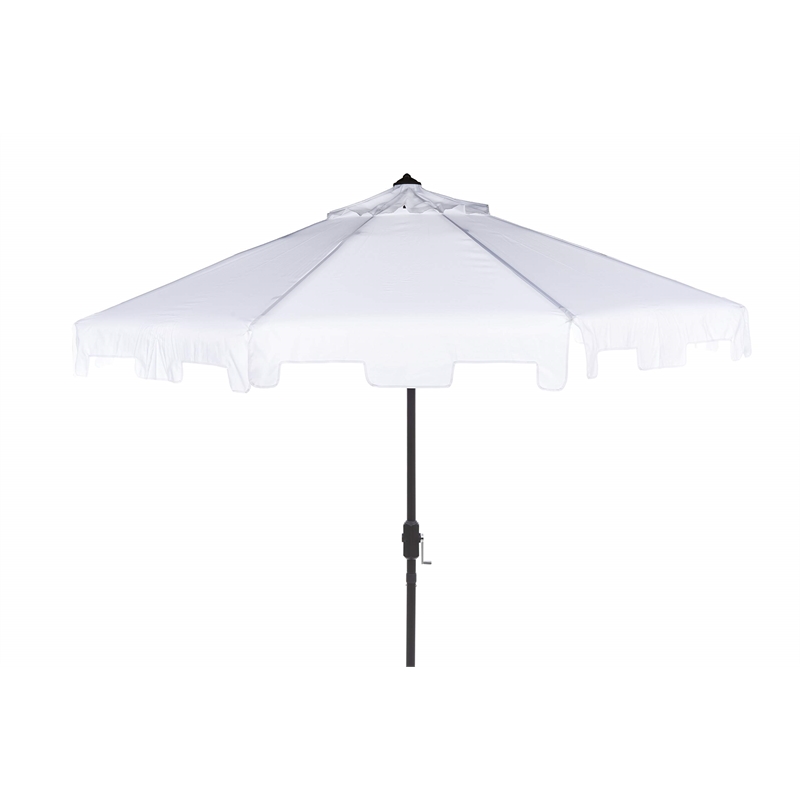 Safavieh Zimmerman 9' Patio Market Umbrella in White