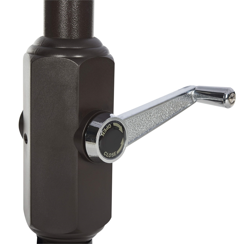 Safavieh Zimmerman 9' Patio Market Umbrella in White