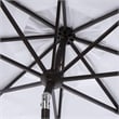 Safavieh Zimmerman 9' Patio Market Umbrella in White