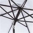 Safavieh Ortega 9' Patio Crank Umbrella in White