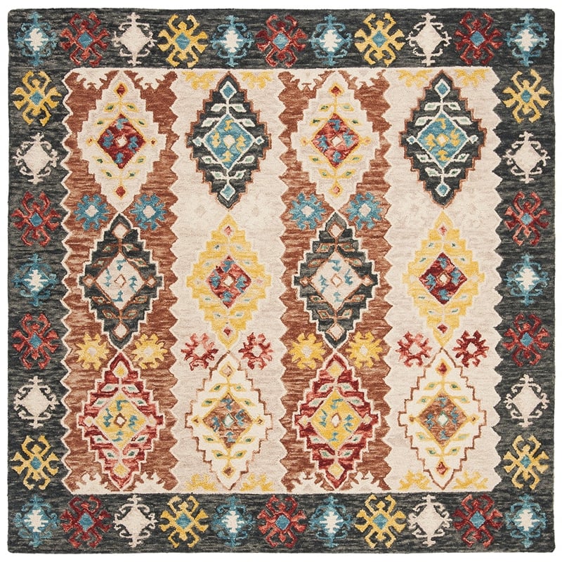 Safavieh Aspen 7' Square Hand Tufted Wool Rug